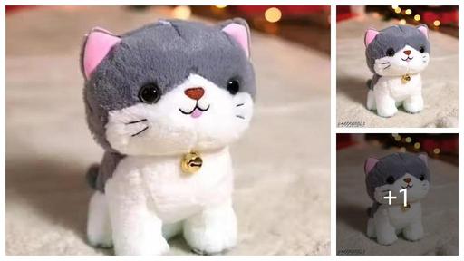 Soft Plush Toy for Kids – Cute Stuffed Animal Soft Toy – Soft Cuddly Toy for Baby Boys & Girls, Return Gift -Random Color Cat 25cm