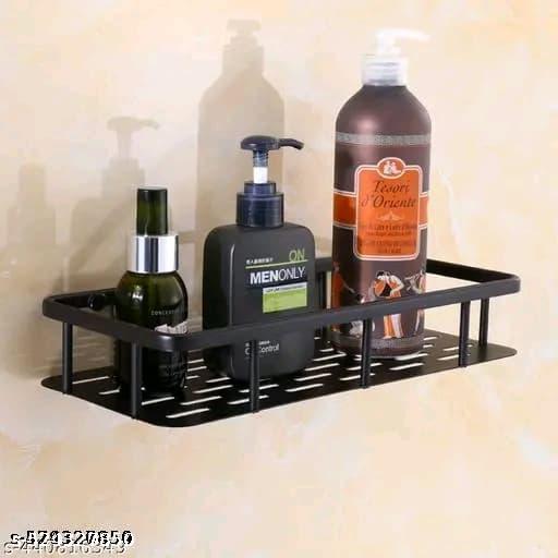 PACK OF 1 Shelves Bathroom Shelves No-Drill Corner Shelf Metal Shower Storage Rack Holder Toilet Organizer Holder Wall Mount Shower Room Rack - LYNXNEST Store