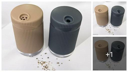  Salt & Pepper Jar (Sprinkler-2) Shaker Spice Holder Condiment Set, Set of 2, Multicolour