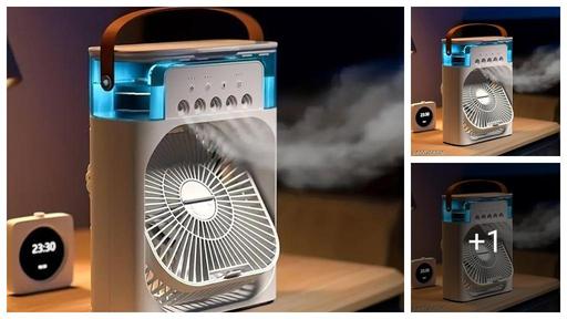 Portable Mini  Cooler adjustable wind direction design. Even more, it has 2 wind modes (low mist and high  mist). Use it as Personal Desk Fan Not as Table Fan 10W portable  conditioner table mini personal space cooler with USB performance