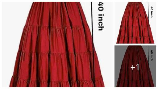 STYLISH AND BEAUTIFUL ATTRACTIVE RED SKIRT FOR WOMEN AND GIRLS 