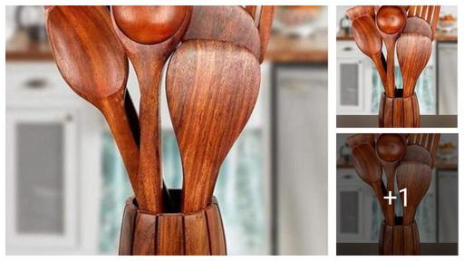 Wooden spoon set of 7