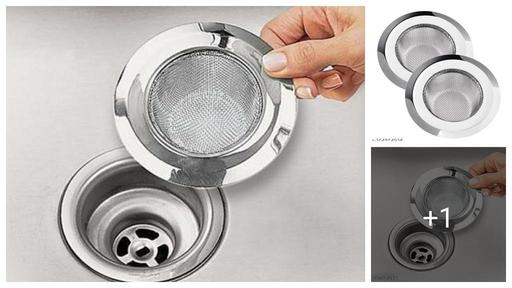 Set of 1 Stainless Steel Sink Strainer Kitchen Drain Basin Basket Filter Stopper Drainer/Jali