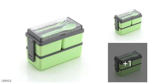 lunch box Lunch Boxes 3 Compartment Lunch Box for Office Men and Lunch Box for Kids Lunch Boxes Freezer Safe Food Containers with Spoon for Adults and Kids pink Colour(1500 ml )