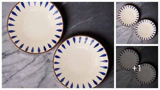 Premium White Bindi Ceramic Soup Plate | Deep Dish for Soups, Curries, Pasta & Daily Use