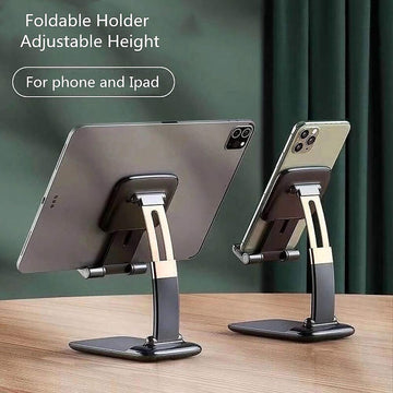 Phone Holder for Table, Foldable Universal Mobile Stand for Desk - Lumae
