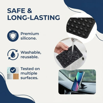 Suction Phone Case / Holder Mount (1 Pc / Mix Color) - Lumae