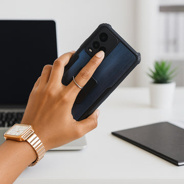 Mobile Phone Finger Stand, 360°Rotation Phone Ring Stand Holder (1 Pc / Mix Color) - Lumae