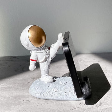 Mobile Holder Astronaut Phone Stand Planet Creative Fun 3D Design (1 Pc / Mix Design) - Lumae