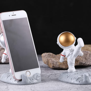 Mobile Holder Astronaut Phone Stand Planet Creative Fun 3D Design (1 Pc / Mix Design) - Lumae