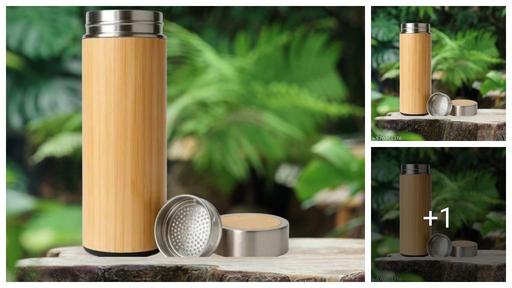 bamboo insulated thermos bottle 