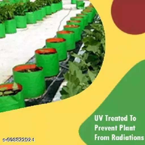  plants bags  12x12 Inch Home Garden Terrace Gardening Kitchen Gardening, Pack of 10 Grow Bag - Riodear