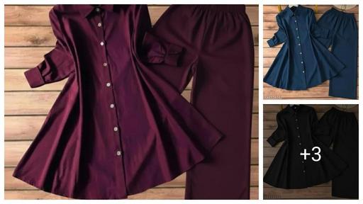 Woman's Top With Plazo. Cord set.