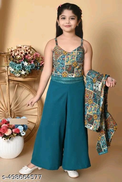 Milu Girls self designed primium Riyon jacket clothings - Lumae