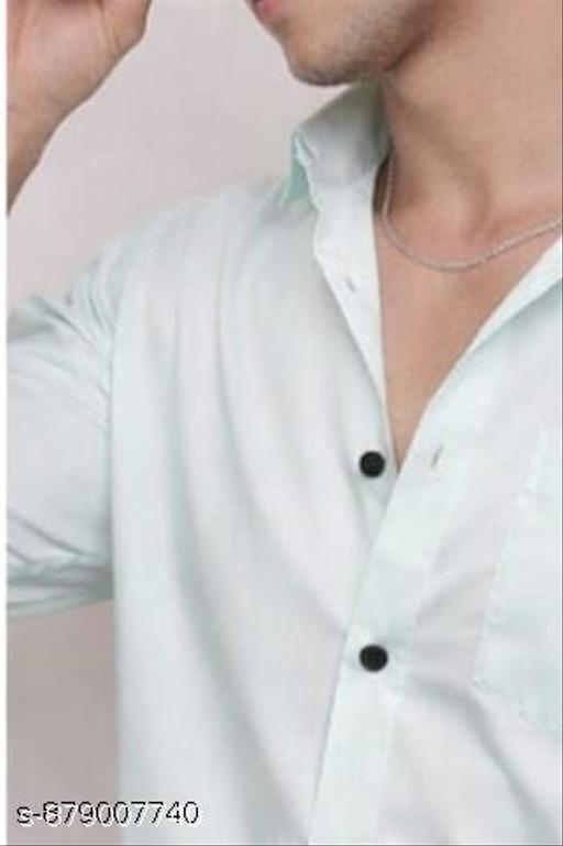 mint green cotton shirt - Lumae