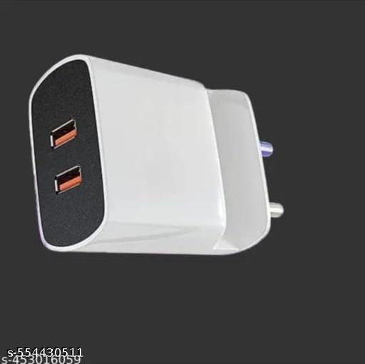 Dual USB Fast charger V Type Cable Mobile charger - Lumae