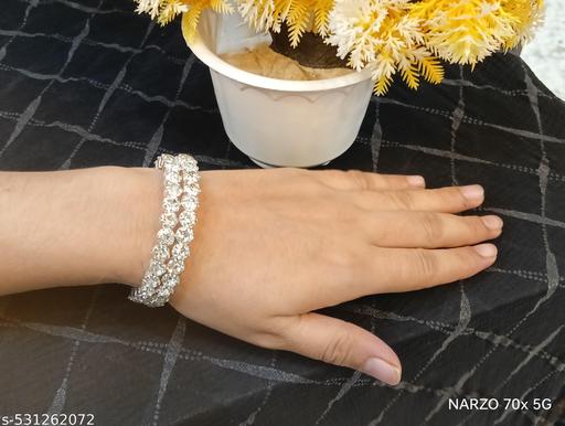 Beautiful letest design Diamond necklace set traditional jewellery choker necklace guluband set letest design tiara with beautiful bracelet set new design for women and girls party wear jewellery necklace white diamond necklace set shine necklace set  - Lumae