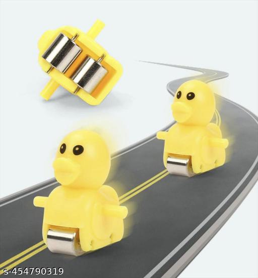 Duck Track Toys for Kids Electric Ducks Chasing Race Track Game Set, Playful Roller Coaster Toy with 3 Duck LED Flashing Lights & Music Button, Fun Duck Stair Climbing Toy for Toddlers - Lumae