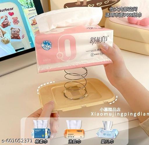 Kawaii BOW-Shaped Tissue Boxx Holder – Cute Cartoon Desktop Tissue Dispenser for Home & Office | Plastic Cover Boxx for Facial Tissue & Wet Wipes (RANDOM COLOUR SEND) - LYNXNEST Store