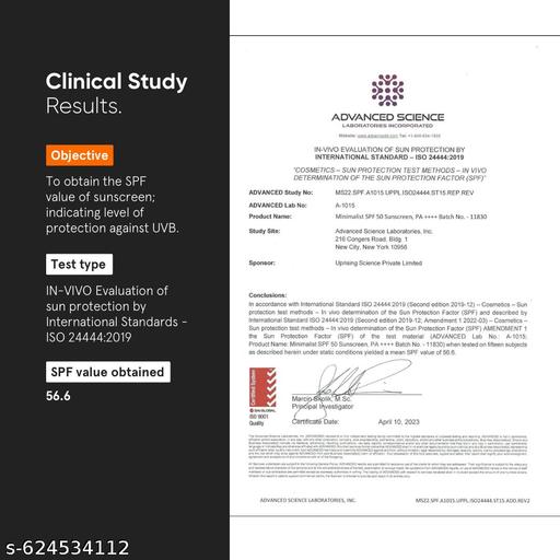 SPF 50 PA ++++ Face Sunscreen | Broad Spectrum, Lightweight & No White Cast Cream Sunscreen | 30gm - Lumae