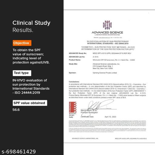 SPF 50 PA ++++ Face Sunscreen | Broad Spectrum, Lightweight & No White Cast Cream Sunscreen | 50gm - Lumae