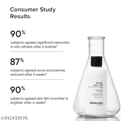 Salicylic Acid + LHA 2% Face Wash | Anti-Acne Cleanser for Oily, Acne-Prone Skin | Oil Control & Sebum Regulation Cleanser | 250ml - Lumae