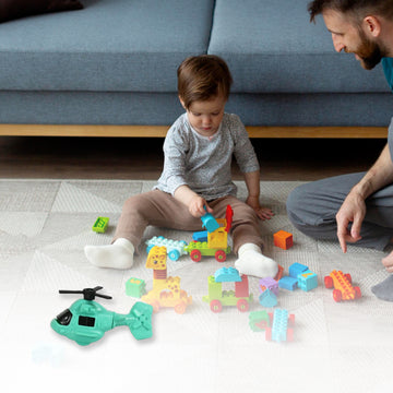 Small DIY Helicopter Toy, Small Kid's Toy, Rotating Tail  Wing DIY Helicopter - Lumae