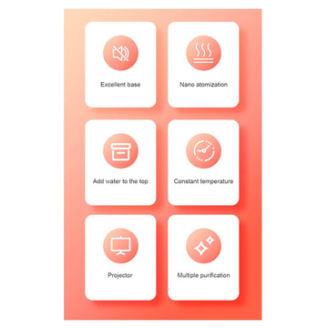 Star Night Light Projector Humidifier (300ml): Ultrasonic, LED Night Light, Kids Room - Lumae