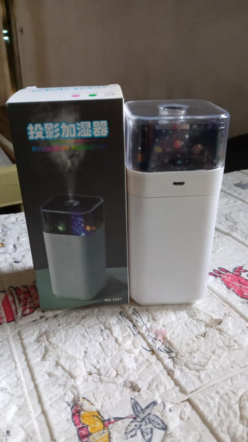 Star Night Light Projector Humidifier (300ml): Ultrasonic, LED Night Light, Kids Room - Lumae