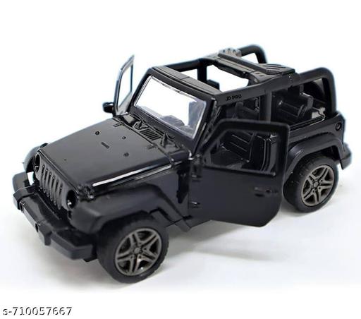 Off-Road Jeep Die-Cast Toy Car | Metal Body Model with Opening Doors | Boys Toy Car - Lumae