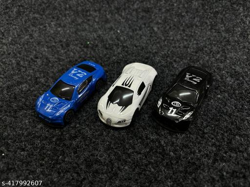Mini Metal Car Toy Super Car for Kids Fun Game (Free Wheels) Pack of 3 (Multicolor) - Lumae