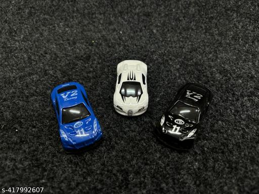 Mini Metal Car Toy Super Car for Kids Fun Game (Free Wheels) Pack of 3 (Multicolor) - Lumae