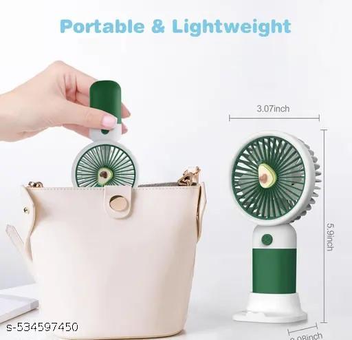 PACK OF 2 Portable Cartoon Shaped Handheld USB Rechargeable Small Fan & Student Desktop Phone Holder  (Pack Of 2) - LYNXNEST Store