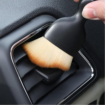 Mini Car Interior Cleaning Soft Brush -Car Cleaning Brushes Duster (1 Pc) - Lumae