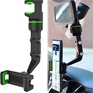 Multifunctional Car Rear View 360° Rotatable Mobile Holder - Lumae