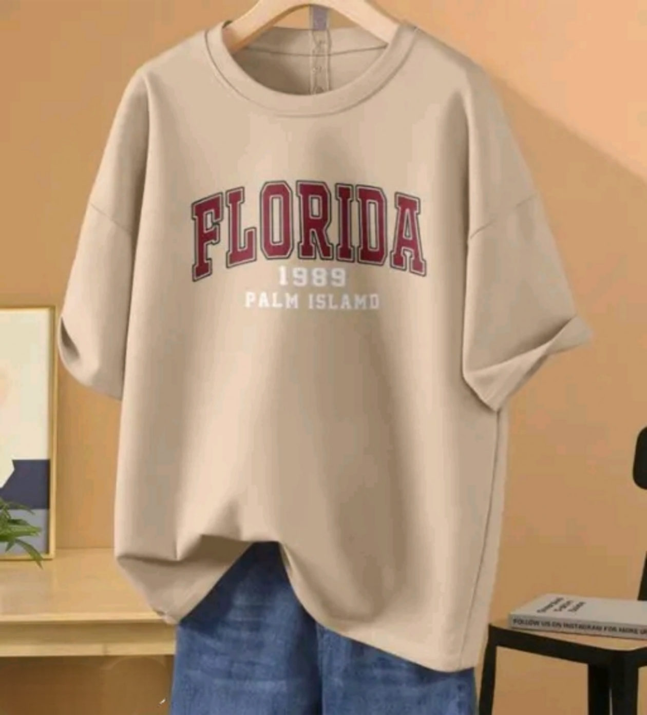 Elegant Unique Women's Oversized T-shirts & Tees. Round Neck Shorts Sleeves.