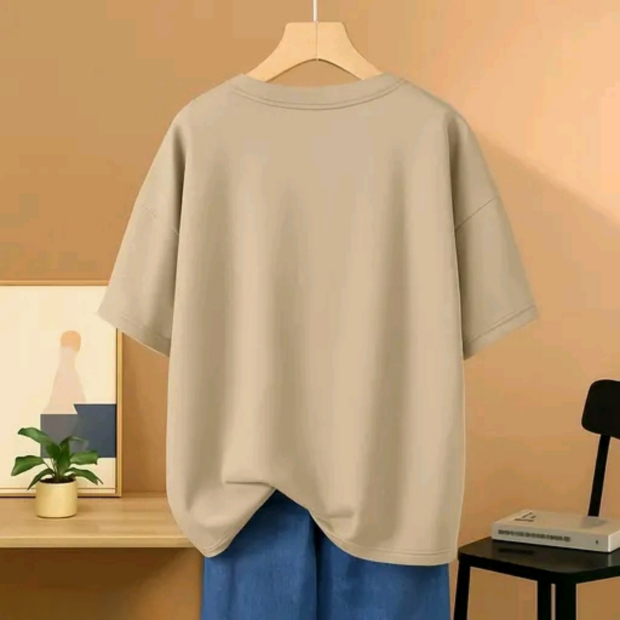 Elegant Unique Women's Oversized T-shirts & Tees. Round Neck Shorts Sleeves. - Akstyledrop