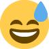 Grinning face with sweat :sweat_smile: 😅