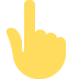 pointing up finger