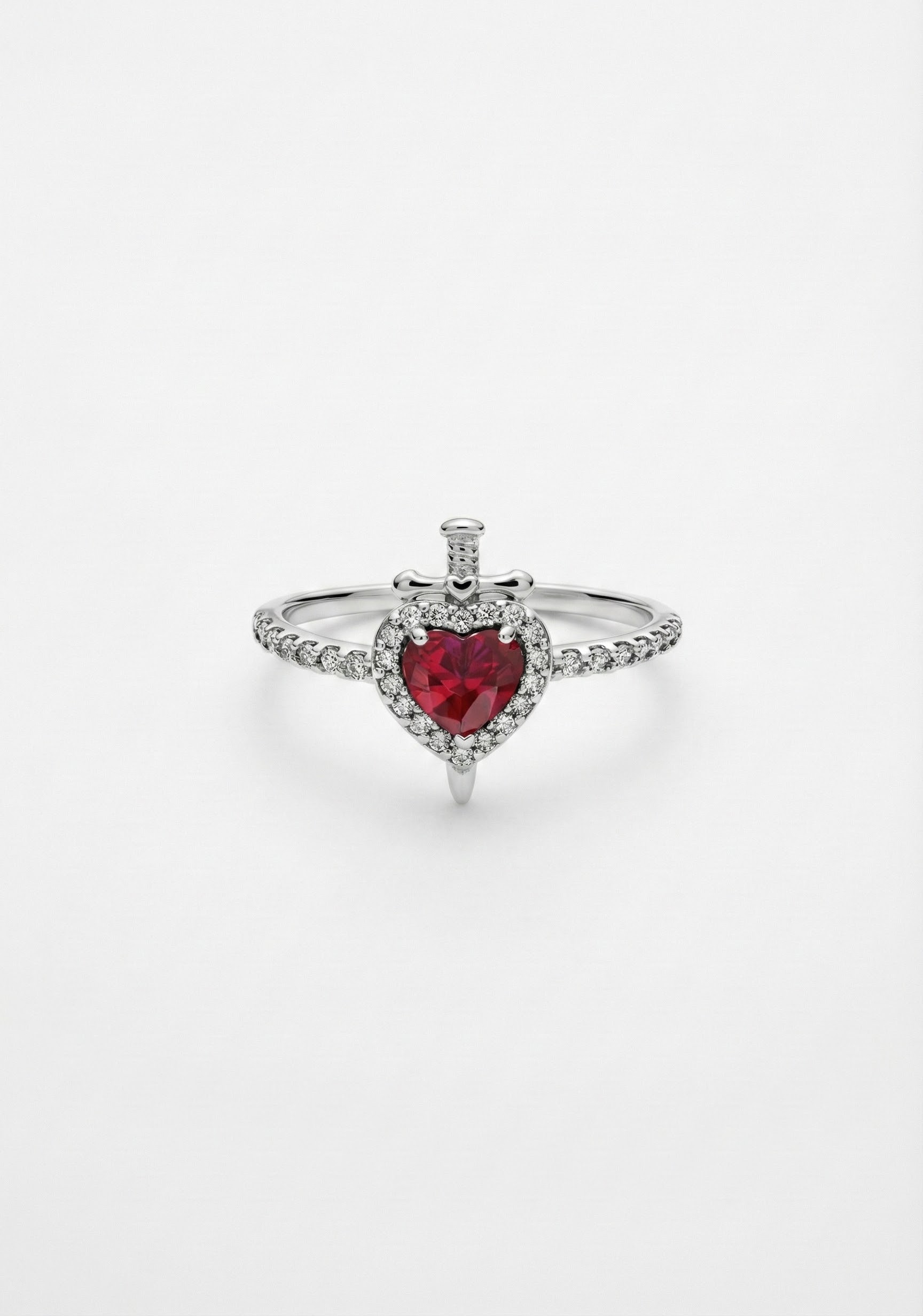 Prsten s pohádkovým nádechem v barvě hlubokého rubínu