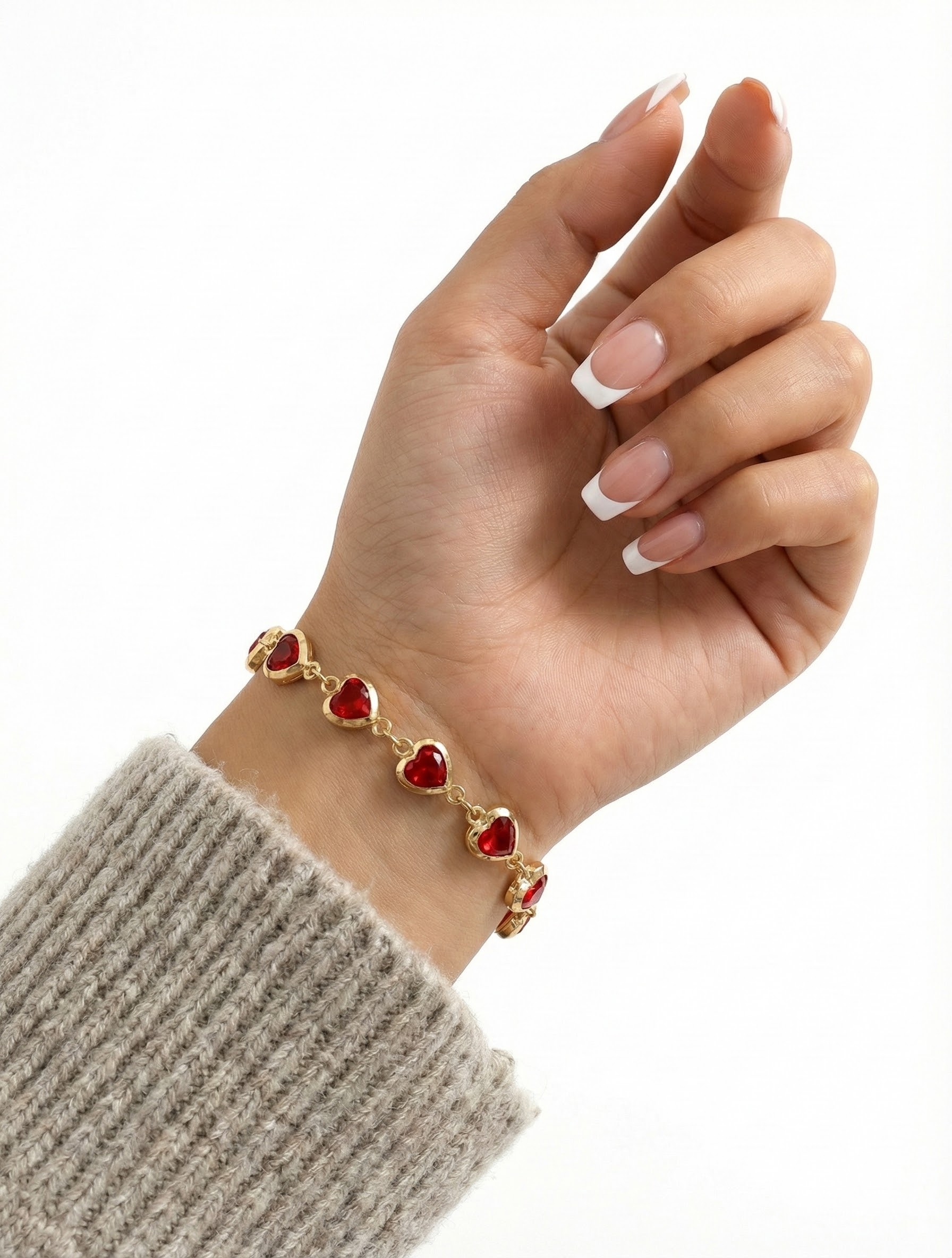 Náramek zlatavého lesku s krystaly briliantového brusu - detail