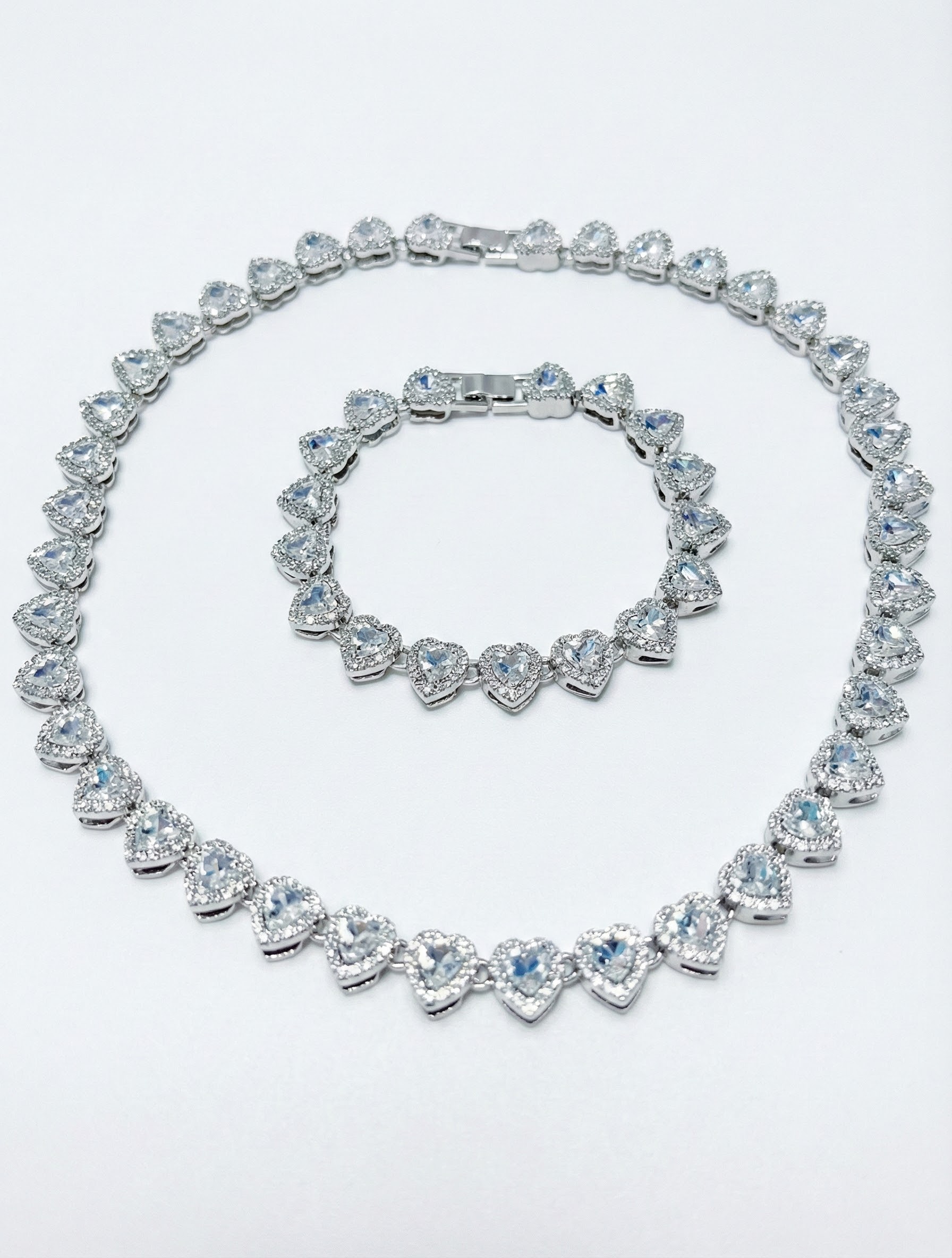 Set šperků s krystaly briliantového brusu