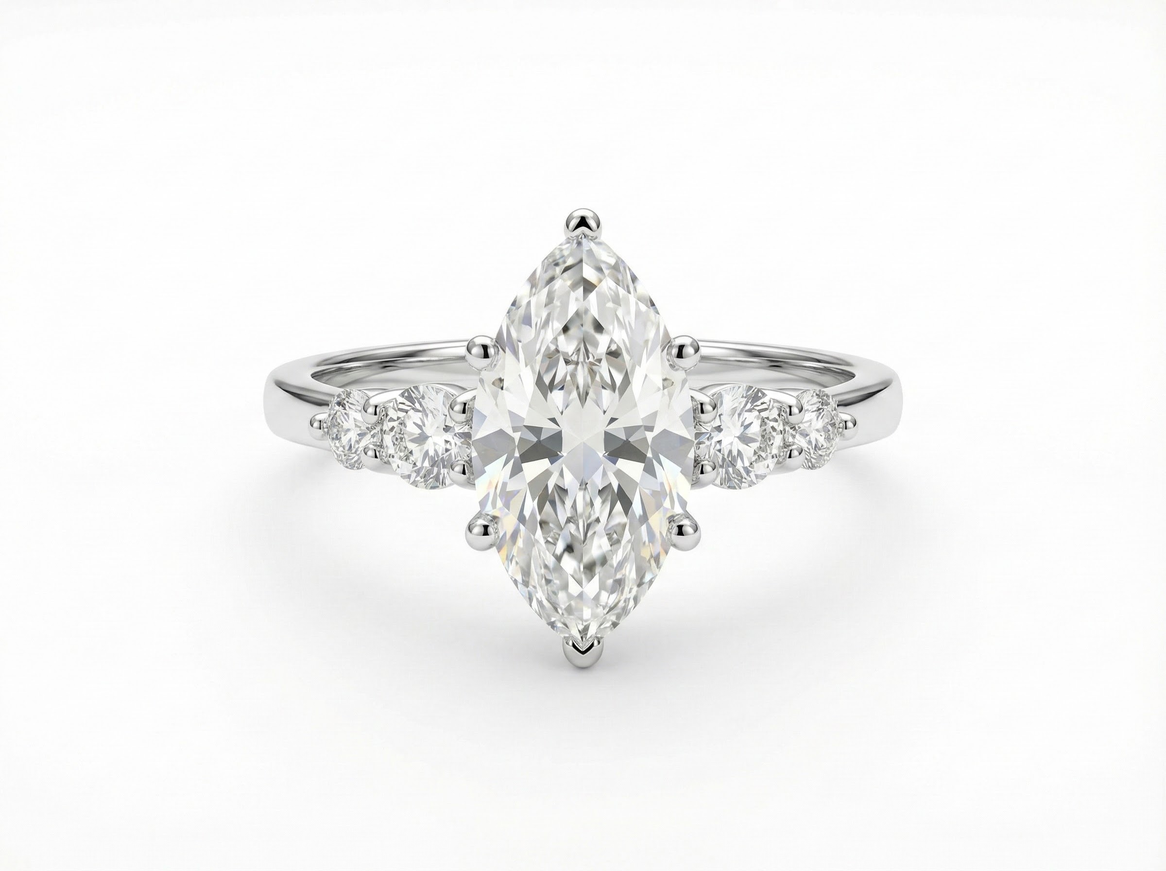 Prsten s osazenými krystaly