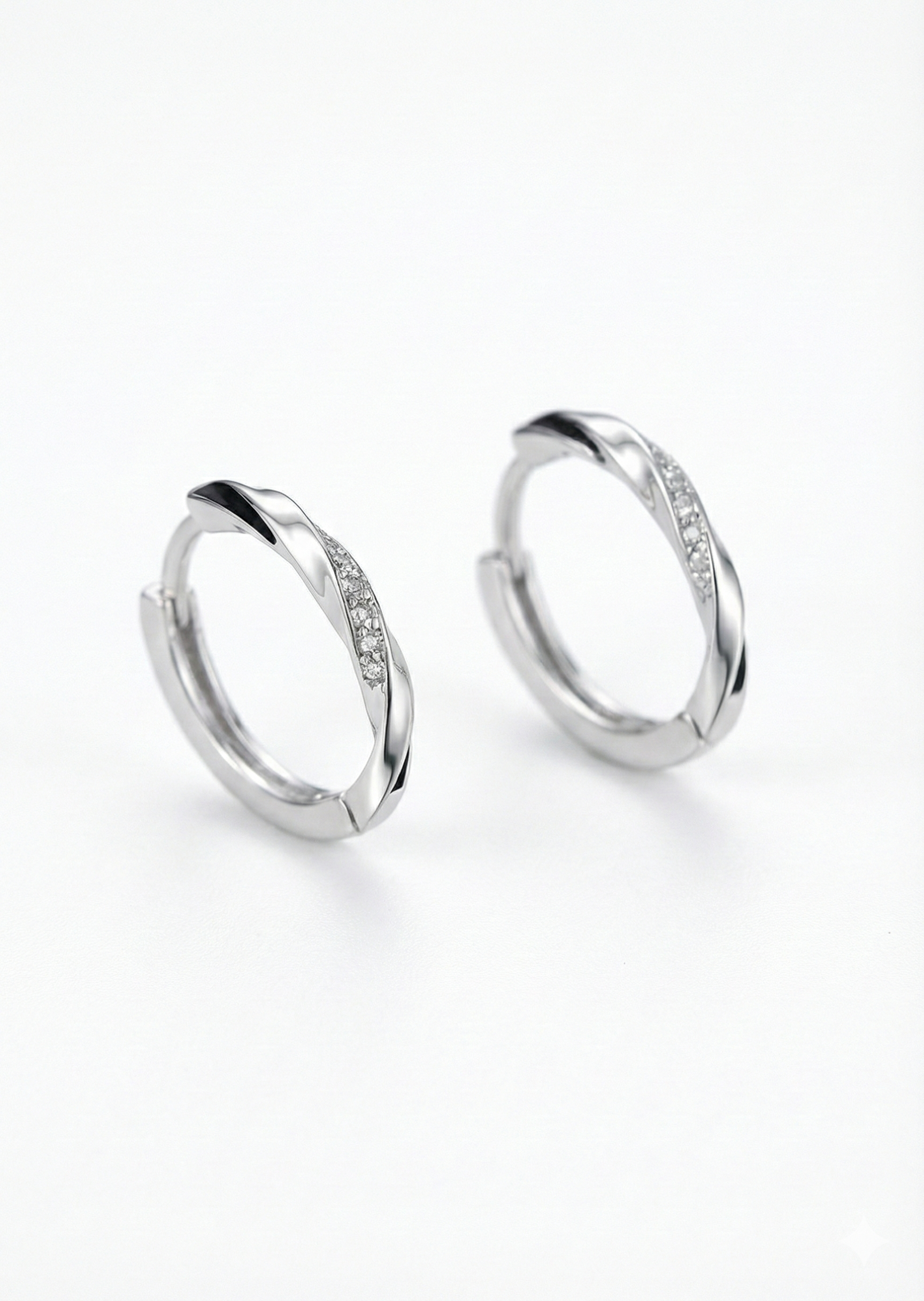 Náušnice s osazenými krystaly