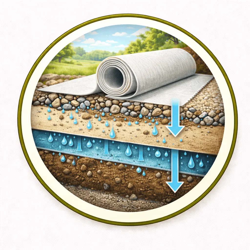 Filteration geomembrane