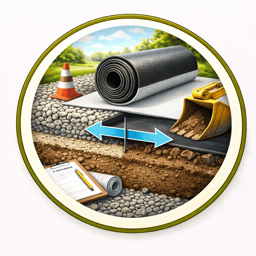 Separation geomembrane