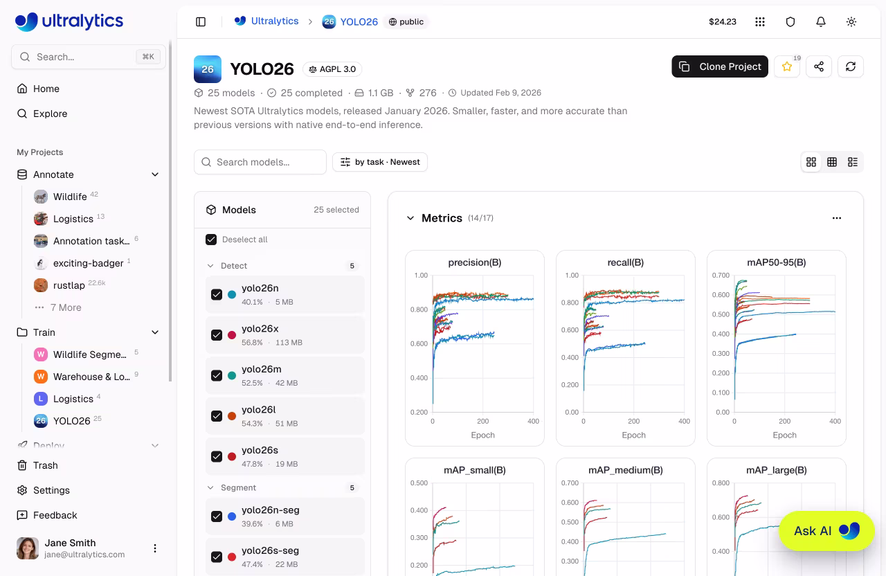 Ultralytics Explore 복제 프로젝트