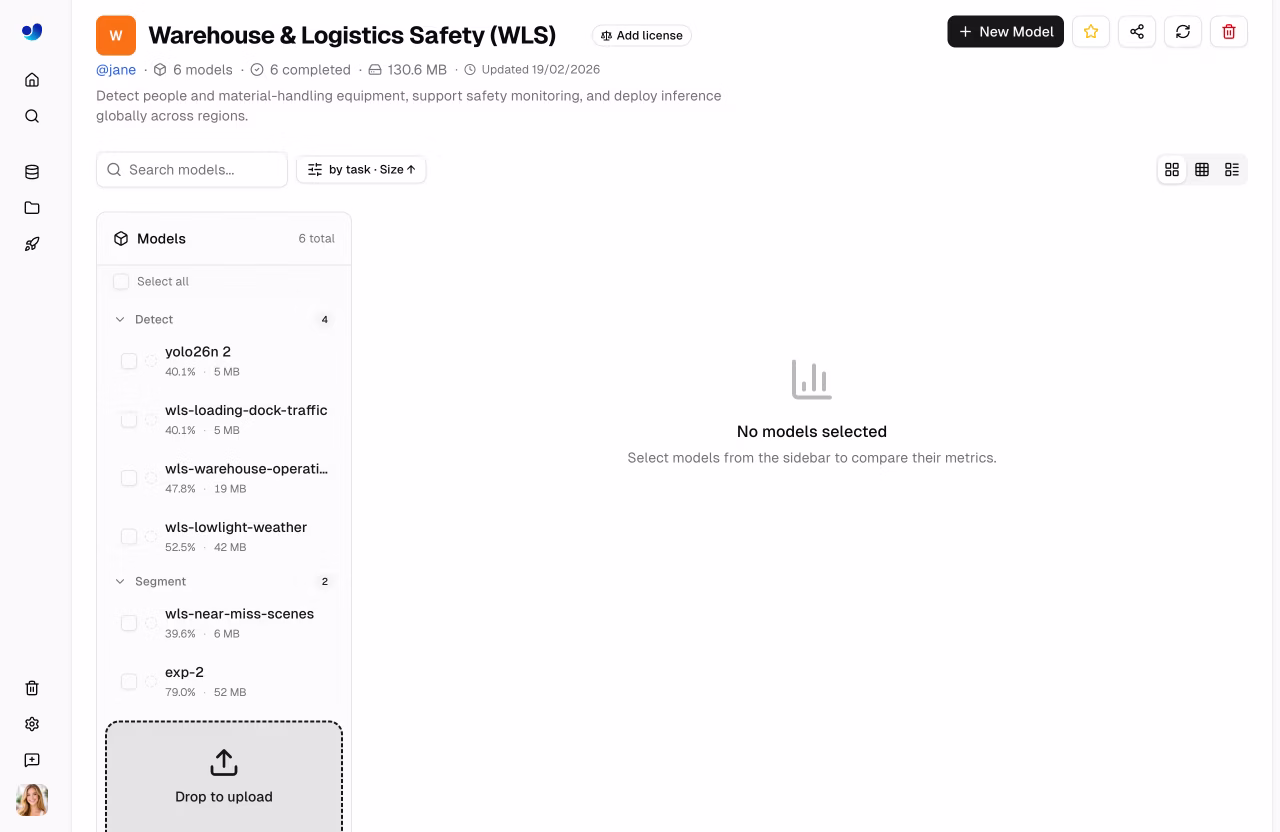 Ultralytics 拖放上传
