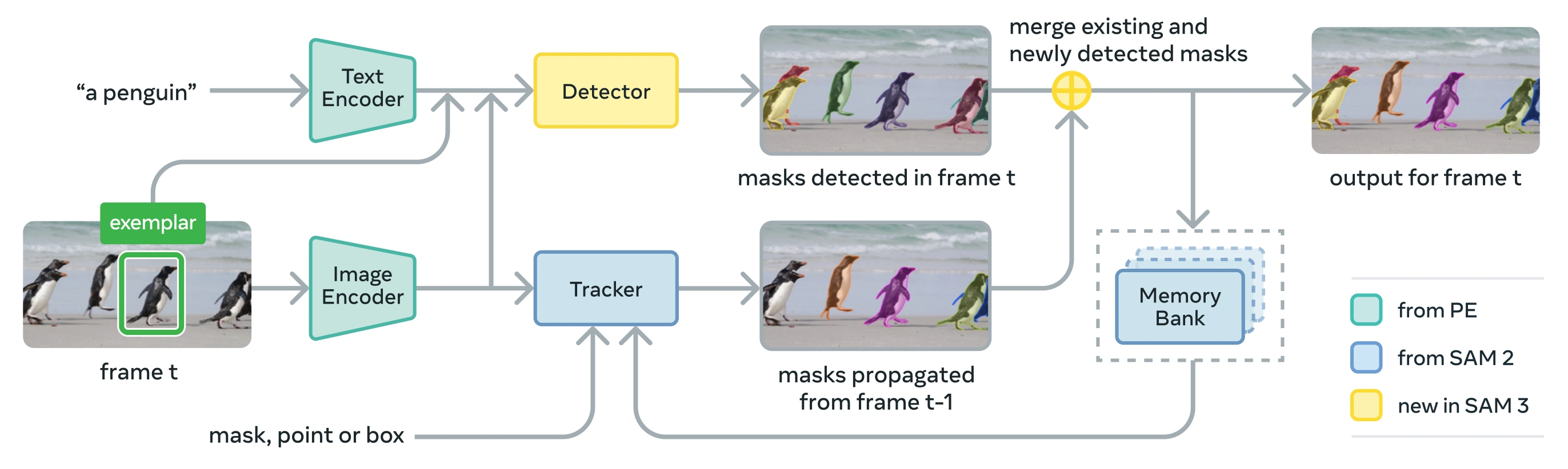 SAM 3 model architecture diagram