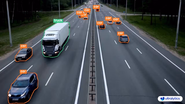 Segmentación de instancias de Ultralytics